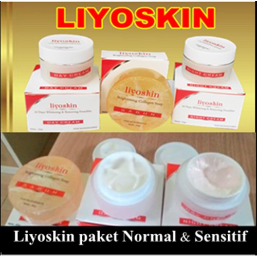 Cream liyoskin paket Normal & Sensitif