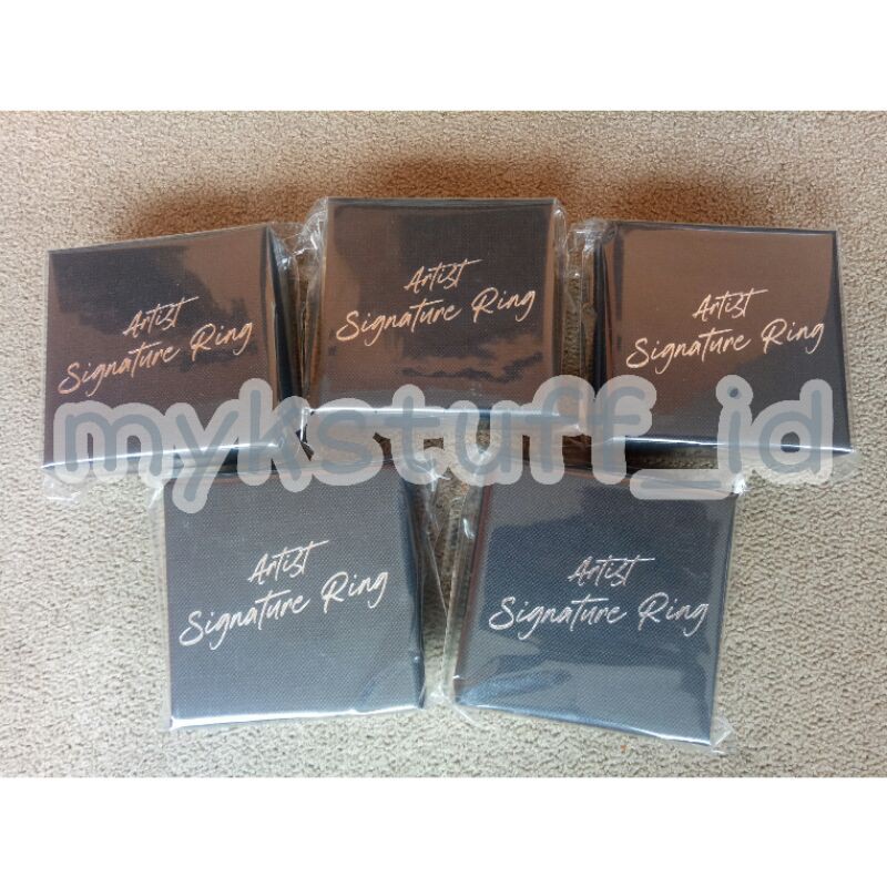 [PELUNASAN] SM ARTIST SIGNATURE RING