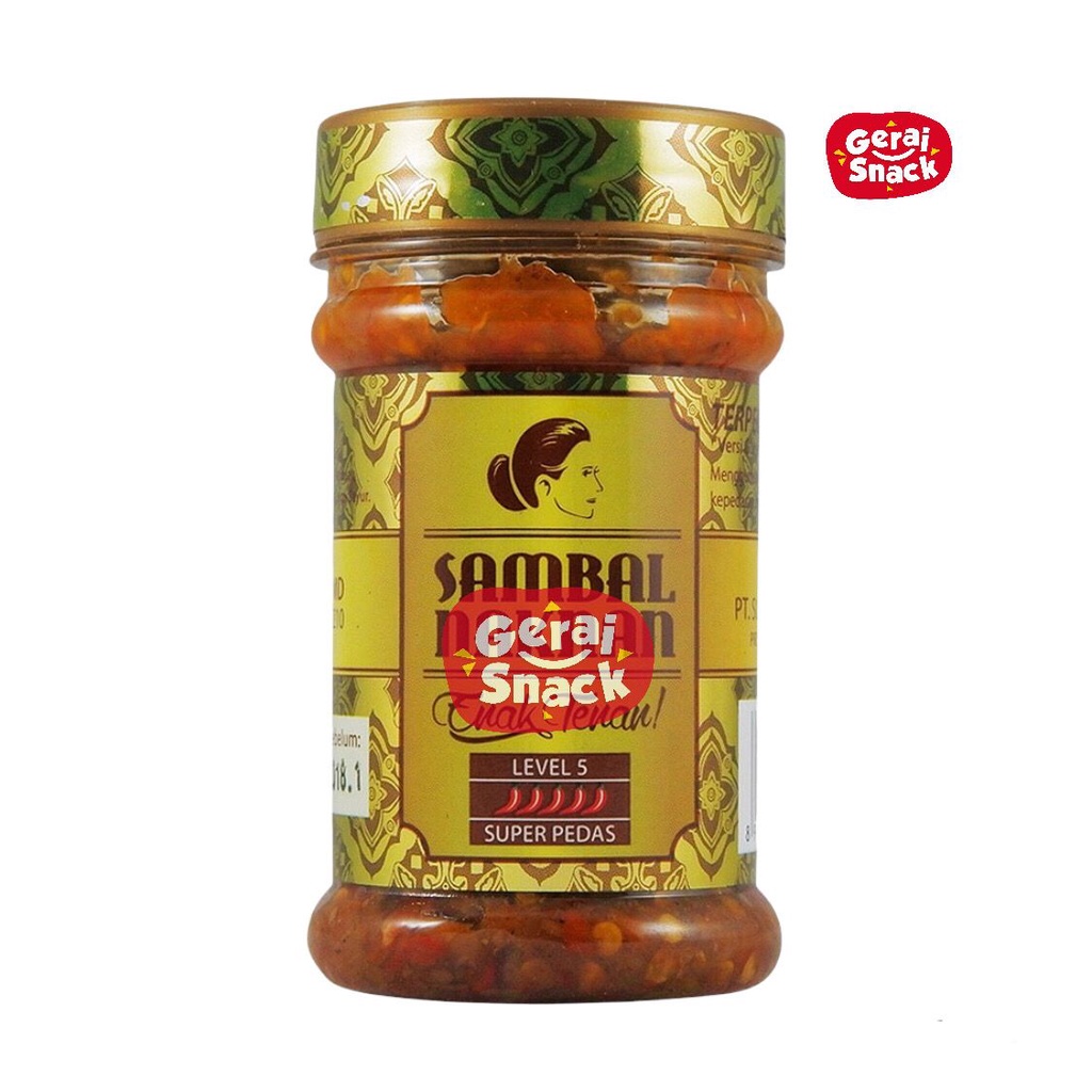 Sambal Bawang Naknan Extra Pedas Level 5 Enak Tenan Best Seller (140gr)