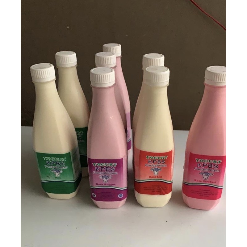 

Yogurt / Yogurt KPBS pangalengan segar berat 500 ml harga Rp 13500