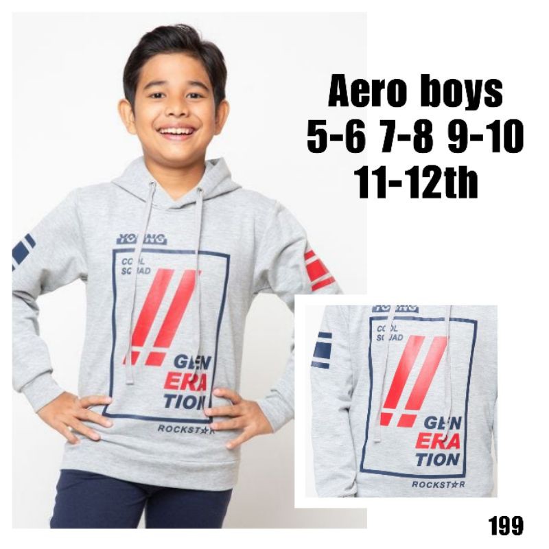 Sweater Hoodie anak laki Aero boys