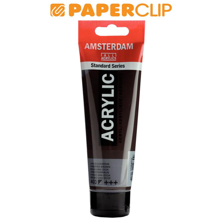 

CAT ACRYLIC AMSTERDAM 17094032AAC 120ML S1 VANDYKE BROWN