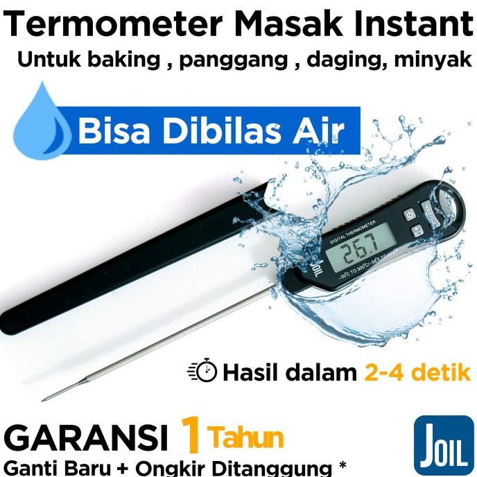 Termometer Digital Thermometer Dapur Makanan Waterproof - Joil KT1