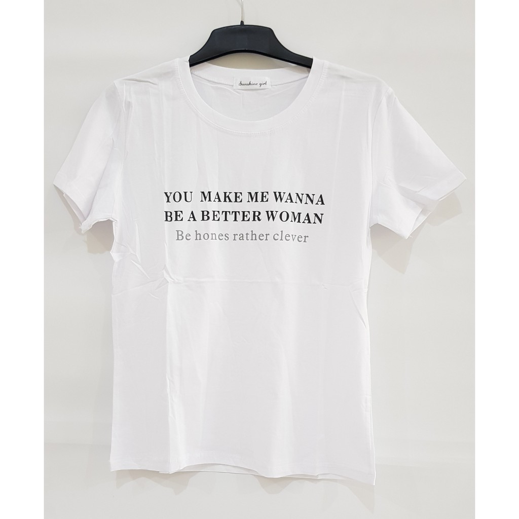 KAOS WANITA KOREA LONGGAR TUMBLR TSHIRT LENGAN PENDEK