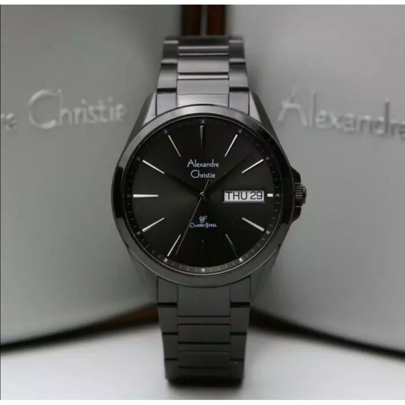 Jam Tangan Alexandre Christie 8592 Pria Original