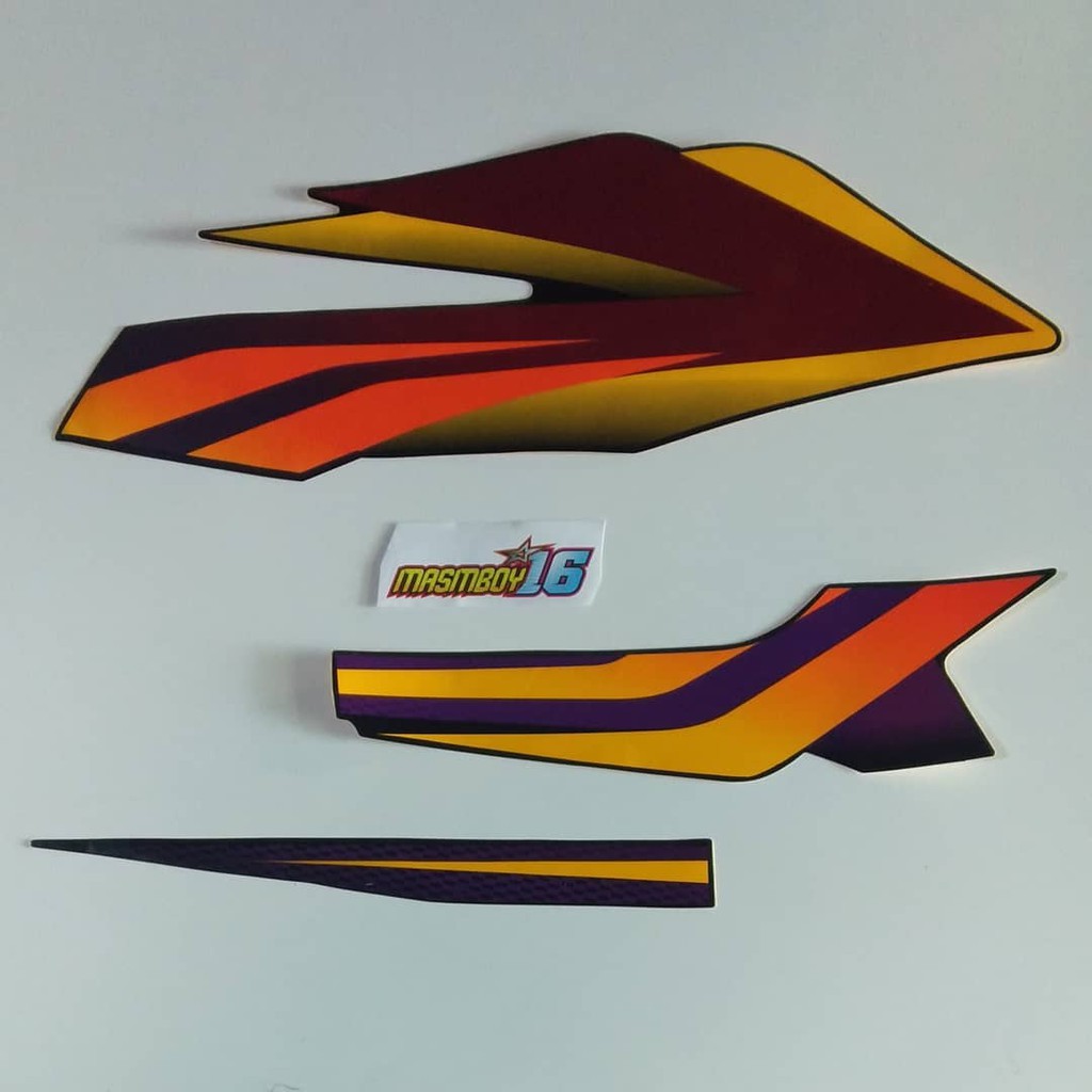 Striping honda GL PRO GL MAX 03 2003 merah