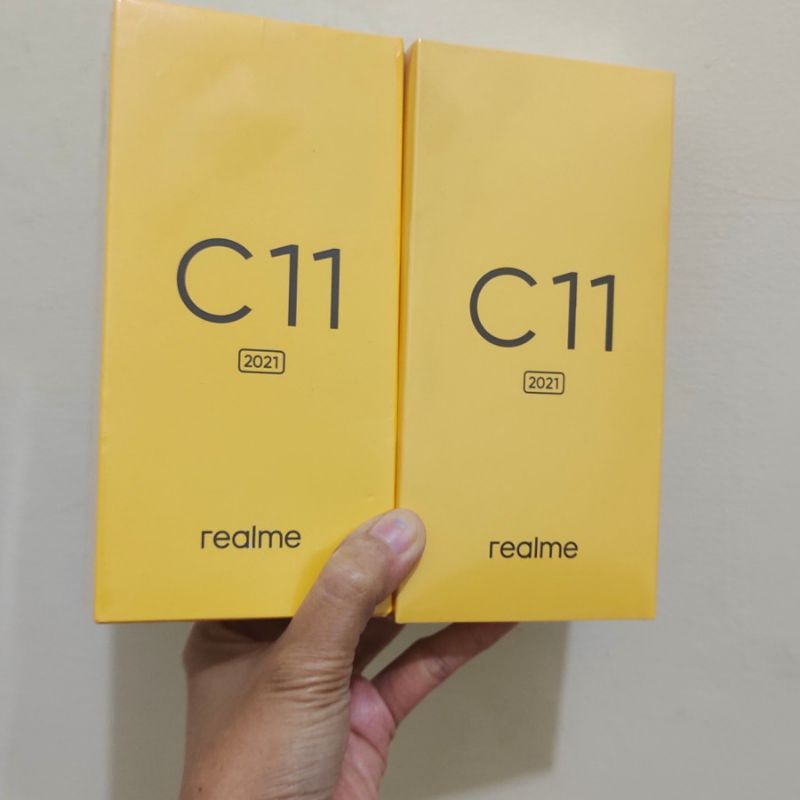 NEW BARU REALME C11 2021 PRO RAM 4 ROM 64 4/64 GB ORIGINAL GARANSI RESMI 3 TAHUN 2/32 c15