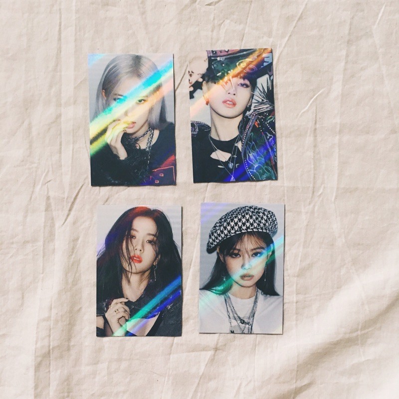 BLACKPINK THE ALBUM VER 1 2 3 4 LISA ROSE JENNIE JISOO PHOTOCARD PC BENEFIT WITHDRAMA