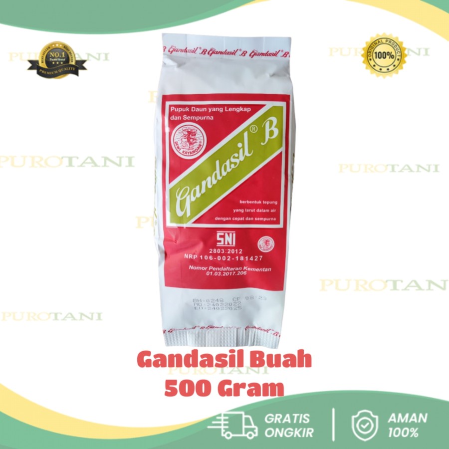 Pupuk Gandasil B Pupuk Bunga Dan Buah 500 GRAM