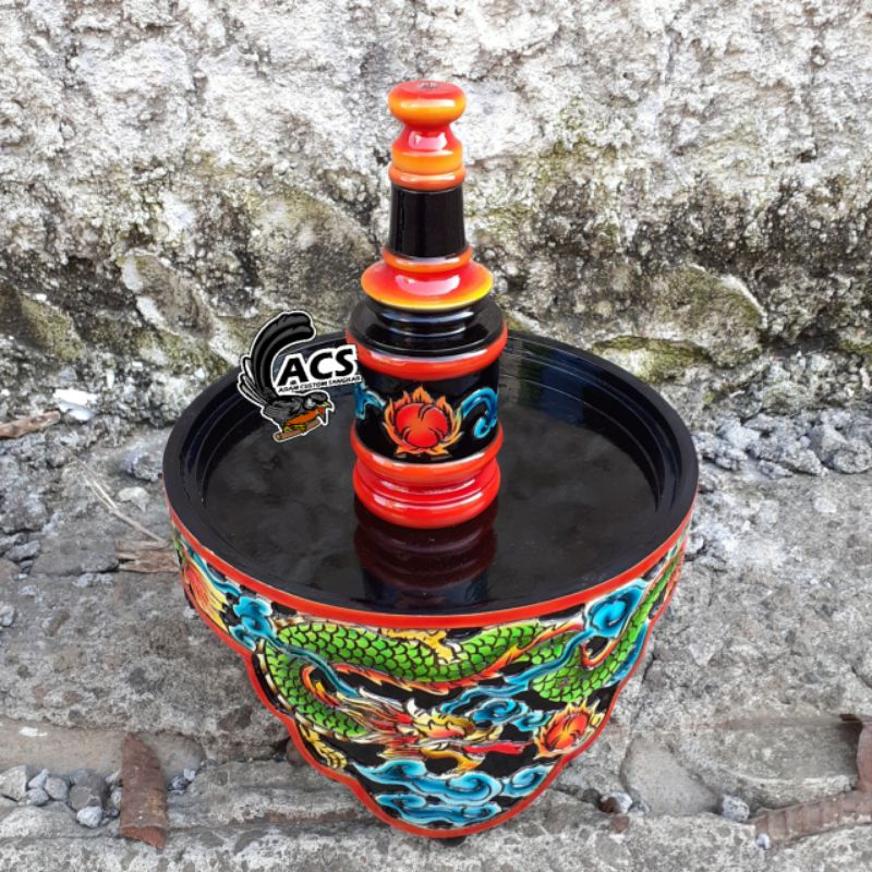 Tebok Pleci Ukir Cukit Naga Pre Order