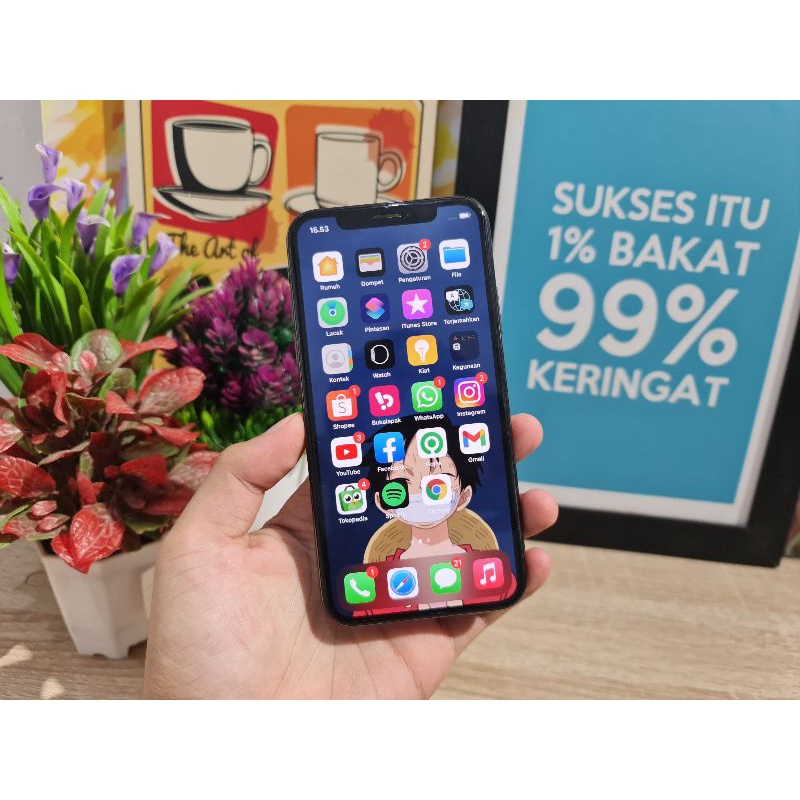 APPLE IPHONE X 256GB BLACK LL/A TERMURAH