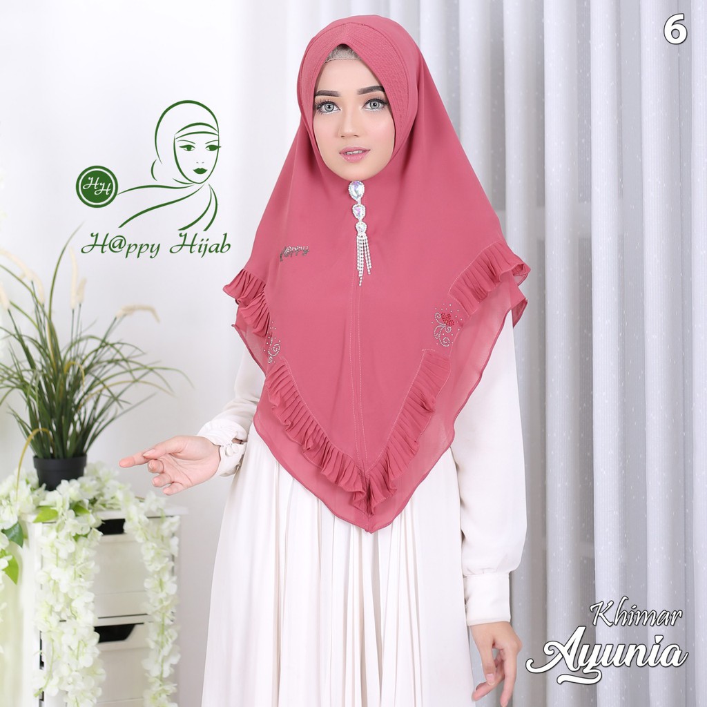 Khimar Pet Ayunia Ori Happy Hijab
