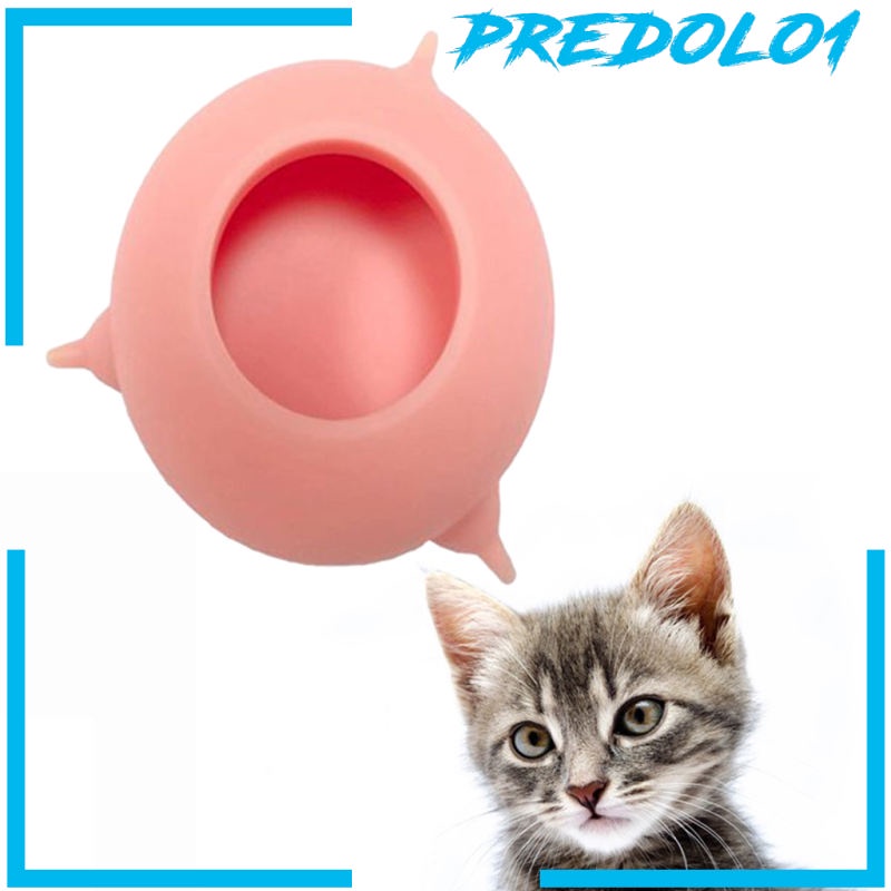 (Predolo1) Mangkok Susu Bahan Silikon Dengan 3 Dot Untuk Anak Anjing / Kucing / Kelinci