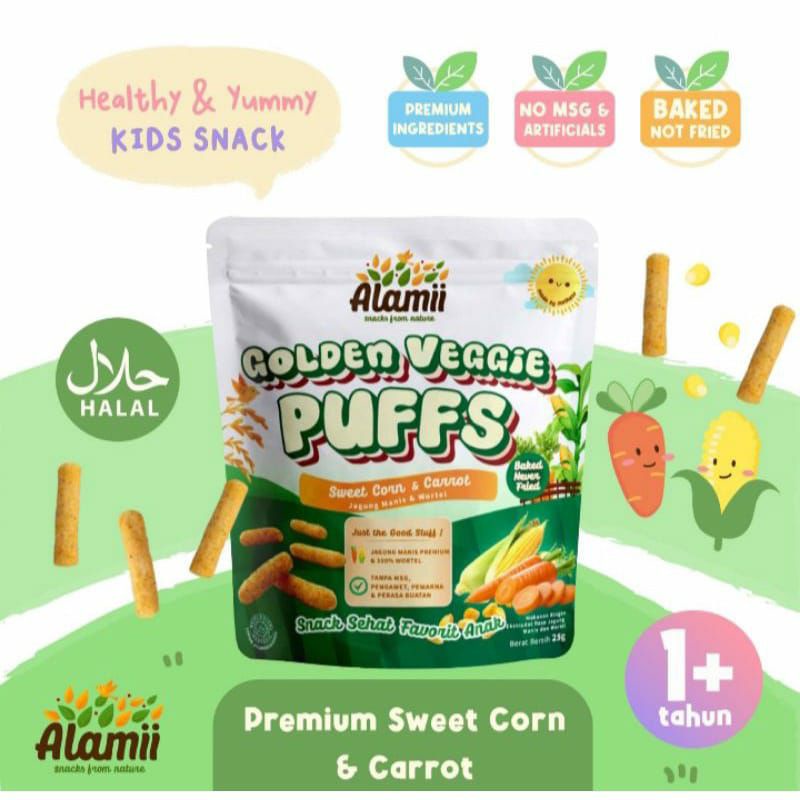 Alami Puffs - Snack Bayi - Anak 1 Tahun 25gr