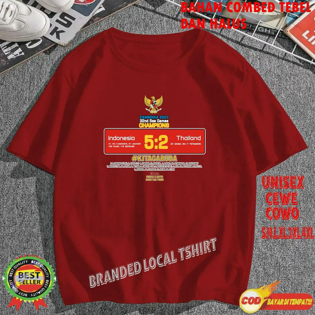 promo kaos sea game indonesia 5-2 sea game cambodia kaos viral unisex pria dan wanita