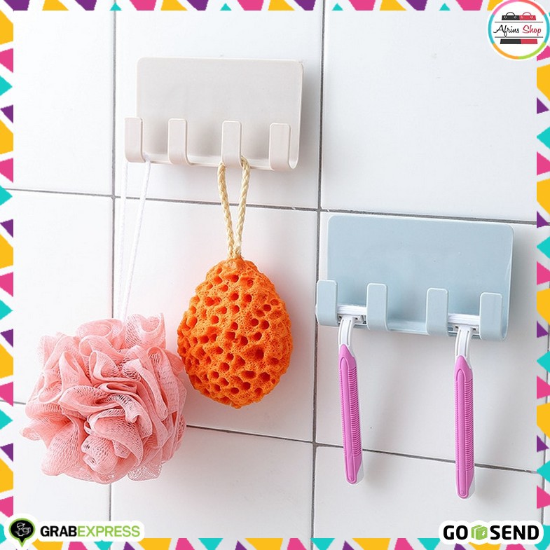 Gantungan Peralatan Kamar Mandi HP Dinding Stop Kontak Untuk Charger