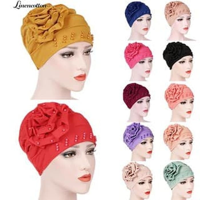 Turban Hijab Instan Flower