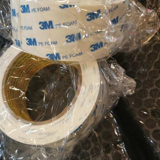 

✺ Double tape 3m pe foam busa putih 48mm x 4m Perekat White dobel tip ➤