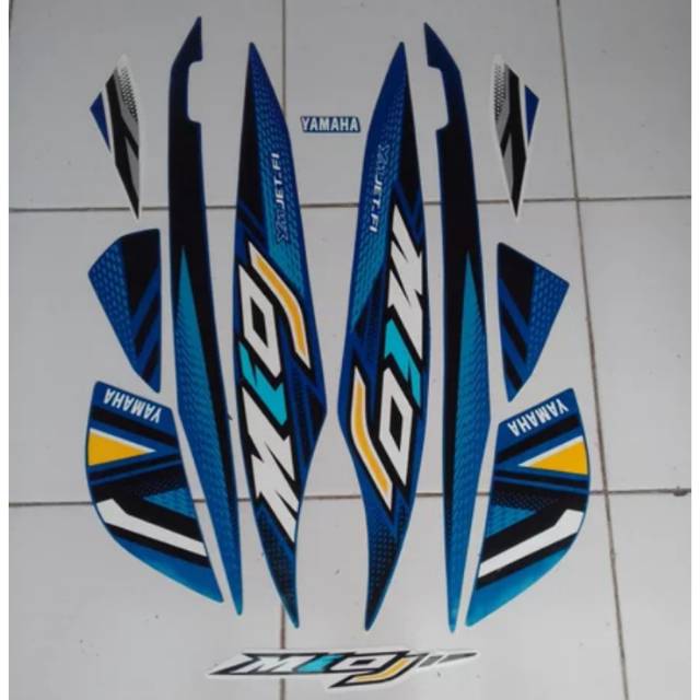 Striping mio j 2012 biru