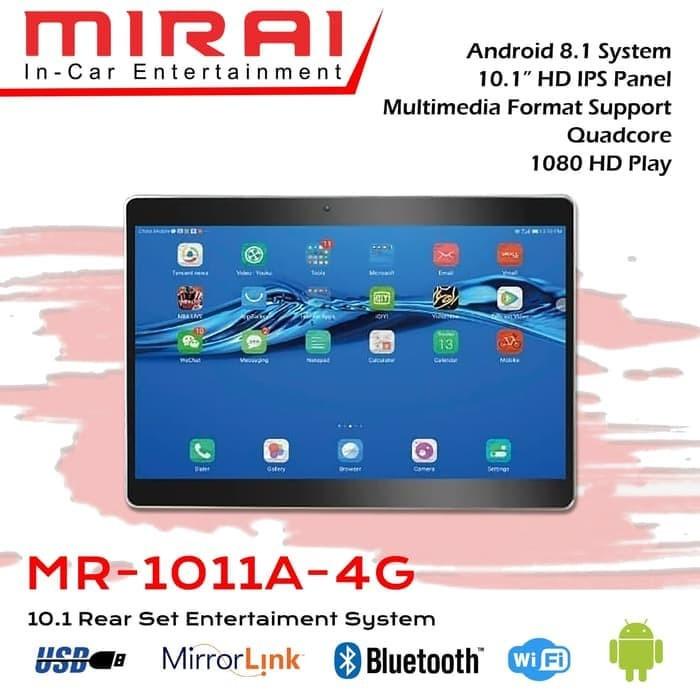 Headrest Monitor 10.1 Inch Mirai Mr-1011A-4G