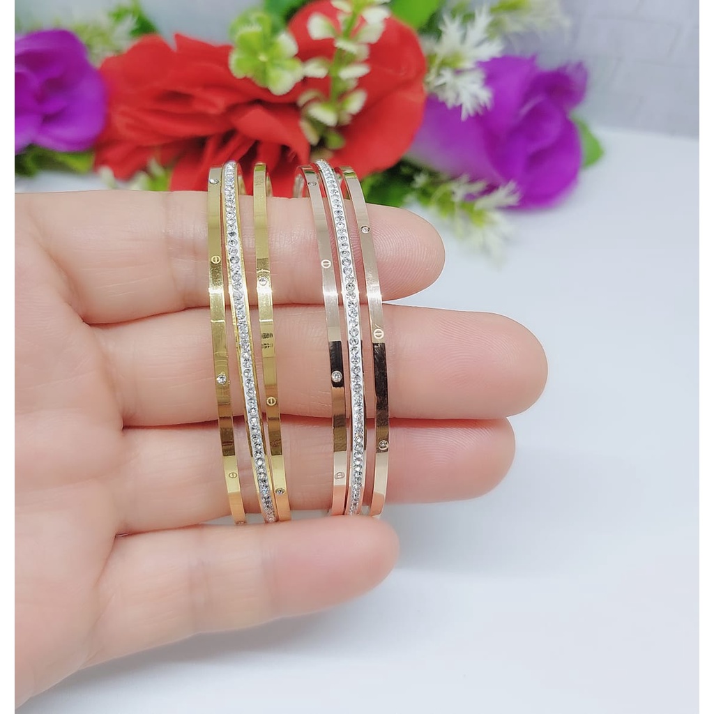 Gelang Titanium Set 3 Terbaru D89