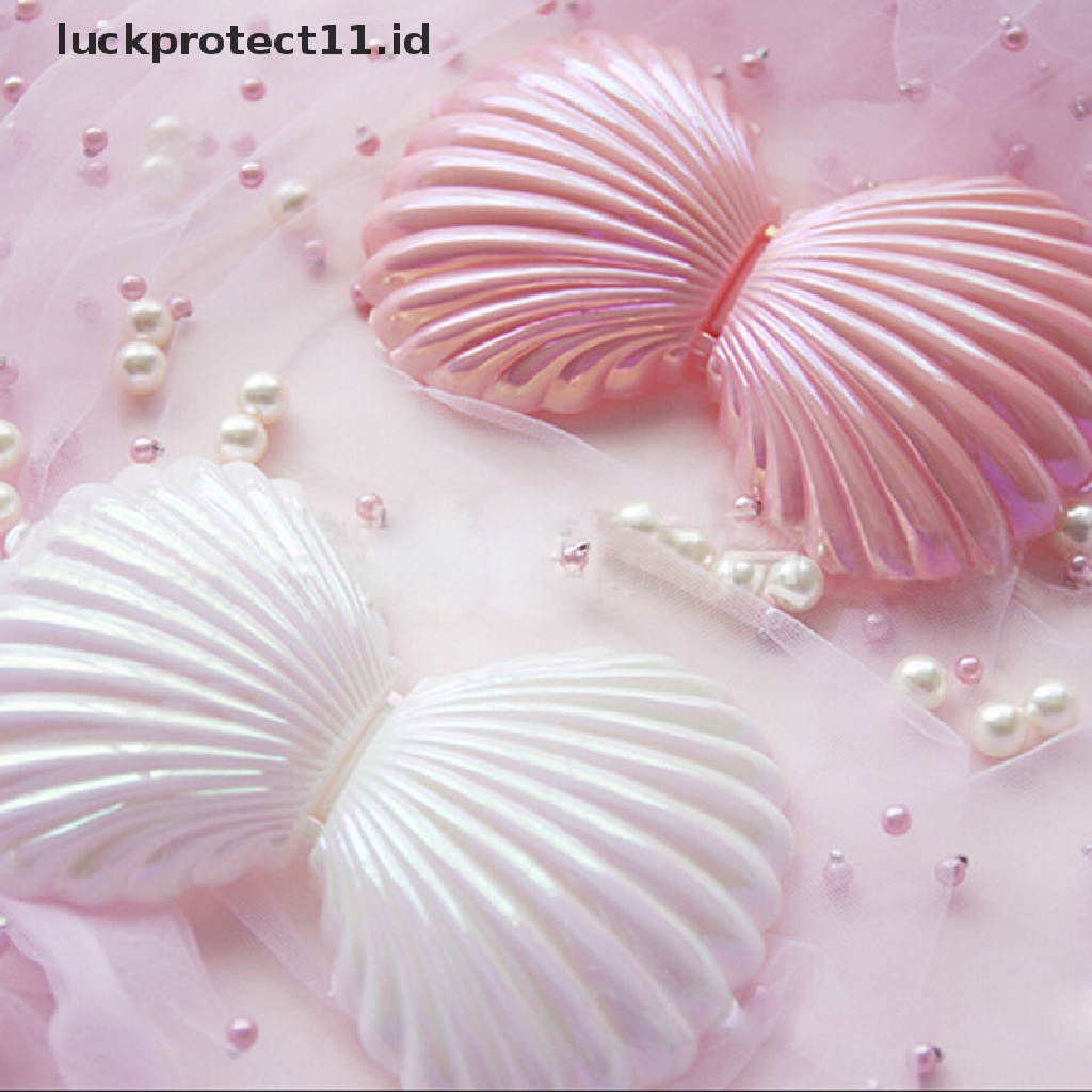 //HG&amp;ID// Shell Ring Necklace Earrings Jewelry Storage Organizer Box Case Charm Gift .