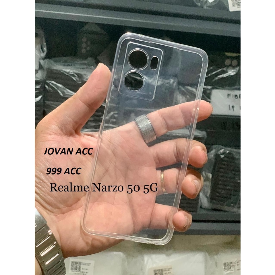 REALME NARZO 50 NARZO 50 5G CASE HD BENING CLEAR SOFTCASE KARET TRANSPARAN SILIKON CASING PROTECT CAMERA COVER PELINDUNG KAMERA  REALME NARZO 50 5G