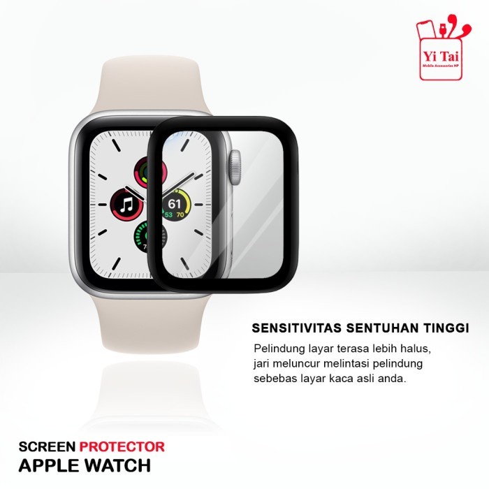 TEMPERED GLASS NANO 3D YI TAI FOR APPLE WATCH SERIES 7 41MM 45 MM PELINDUNG KAMERA - BD