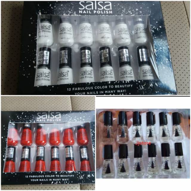 Kutek kutex nail polish salsa bening ecer