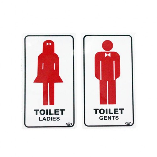 

GM label toilet medium