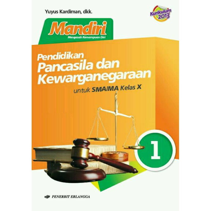 JUAL BKU ERLANGGA ORI :  SOAL MANDIRI PPKN SMA KELAS 1 K2013