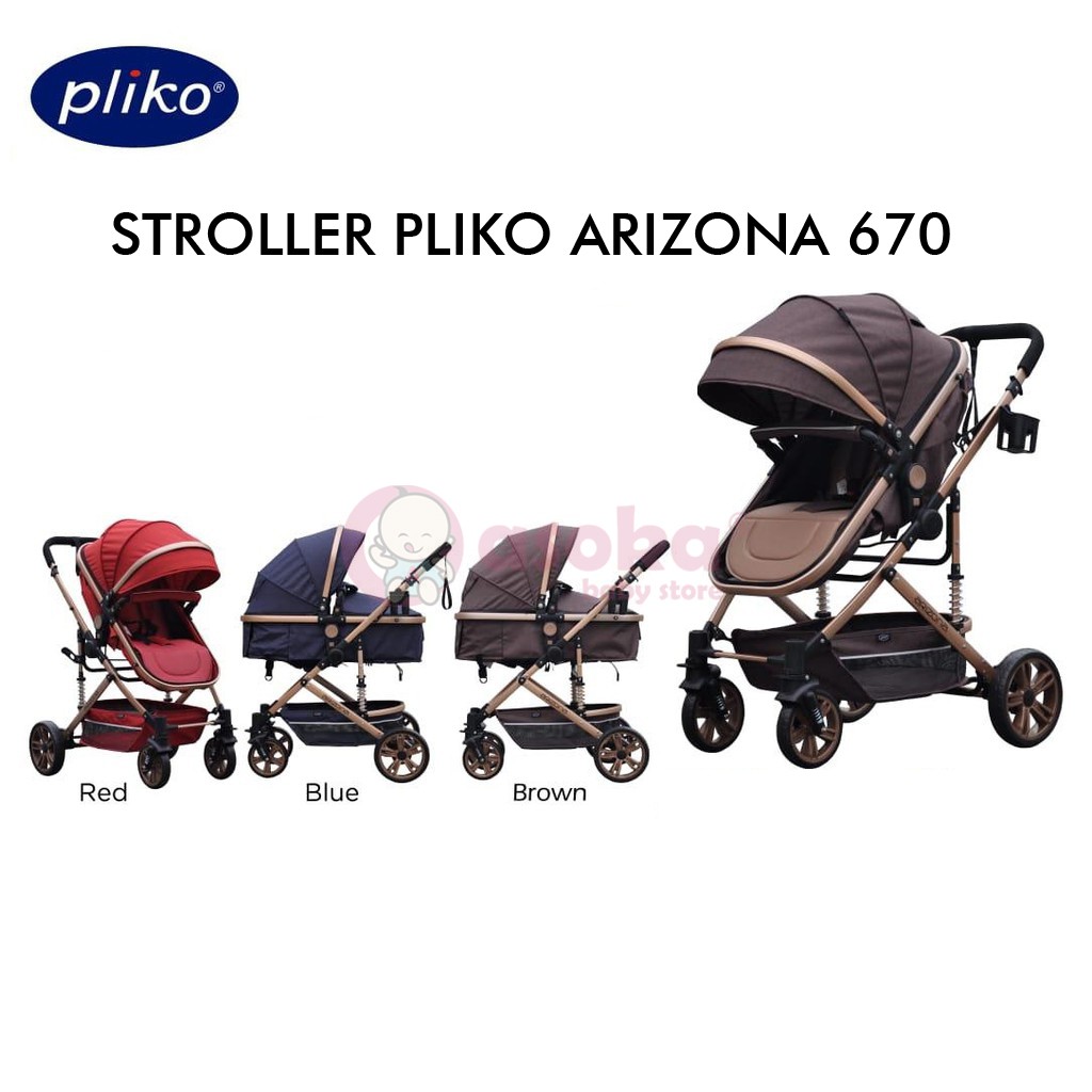 Baby Stroller Pliko Arizona 670 / Kereta Dorong Bayi Arizona 670 ASOKA