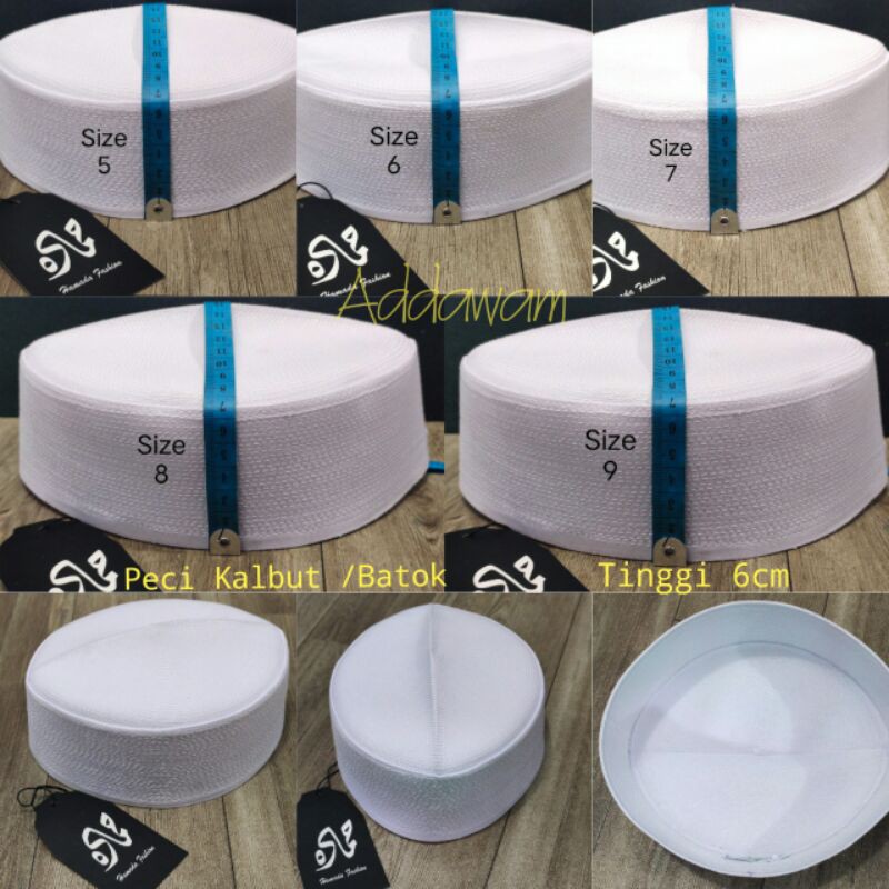 PECI KALBUT 6CM, PECI HAJI, PECI MUSLIM, KOPIYAH, ADDAWAM TINGGI 6CM