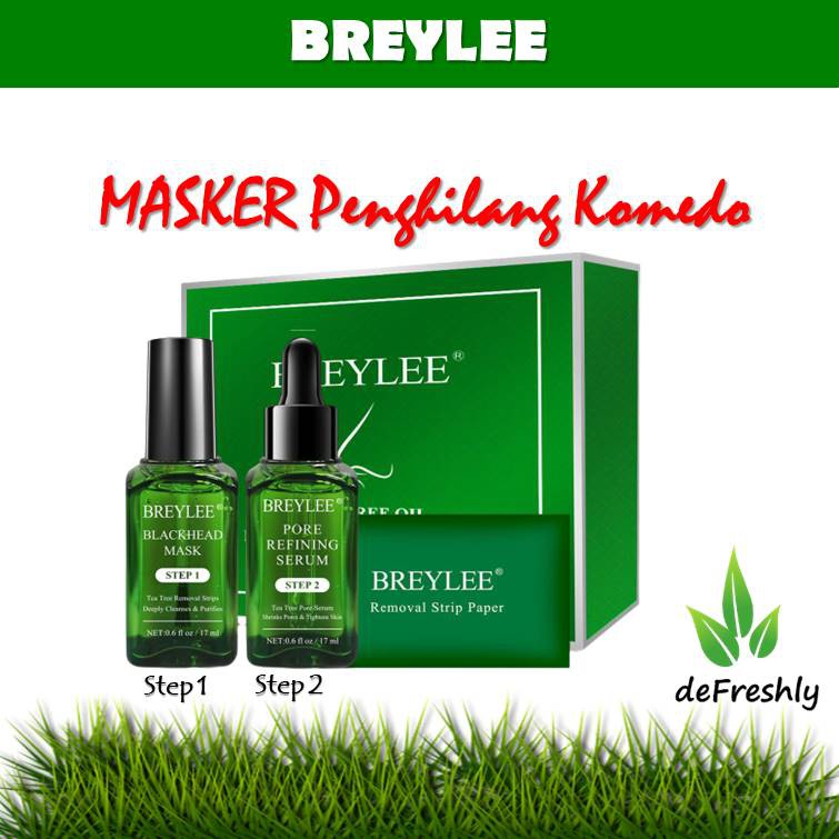 [BPOM] BREYLEE STEP 1 Blackhead Mask Peel Off &amp; Breyle Serum STEP 2 (Masker Penghilang Komedo)