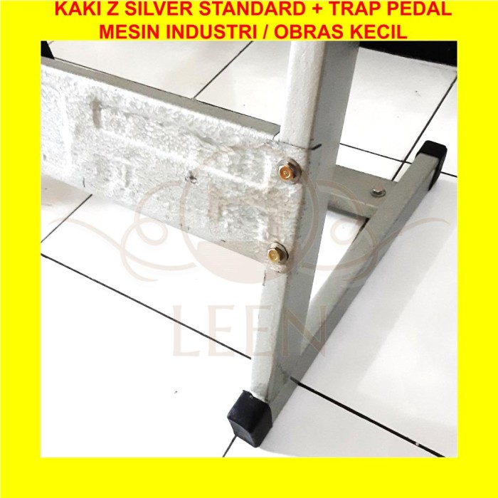Kaki Mesin Jahit Industri / Obras Kecil Z Silver Trap Pedal LEEN
