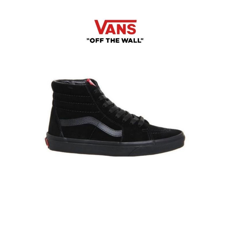 Vans sk8 Hi Classic black black Full seude Original