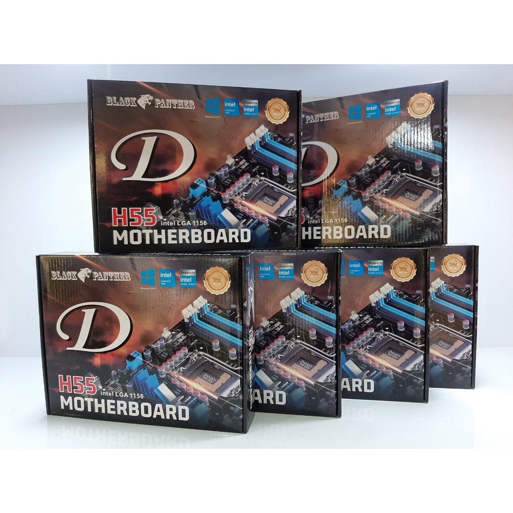 Motherboard Black Panther H55 Socket 1156