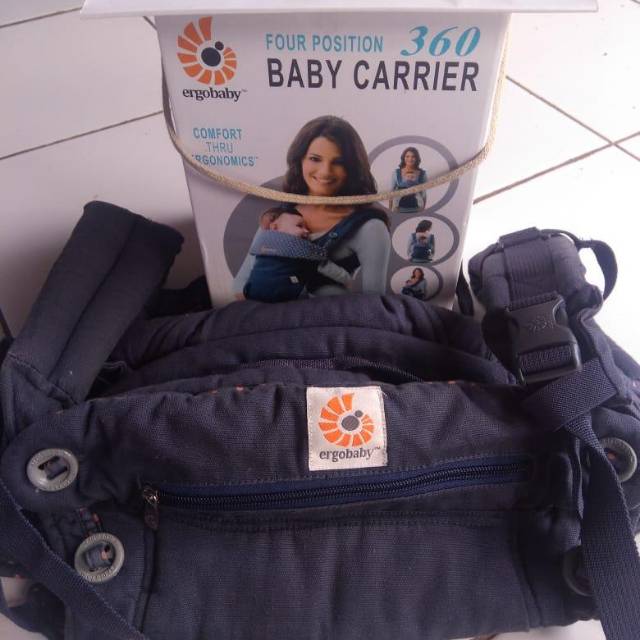 Ergobaby 360 dusty blue preloved
