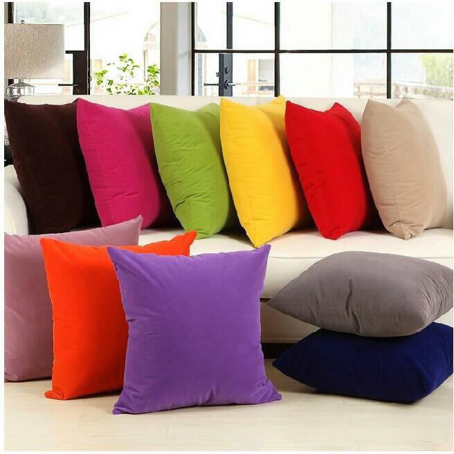 Bantal Kursi Sofa Isi Dalaman Full Polyester Grade A 45 x 45 warna termurah ready ukuran lainnya