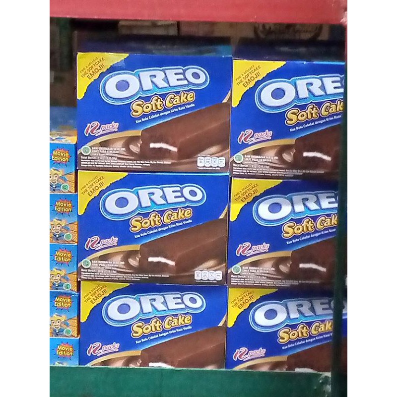 bolu soft cake oreo coklat/box cemilan kue bolu lumer kekinian