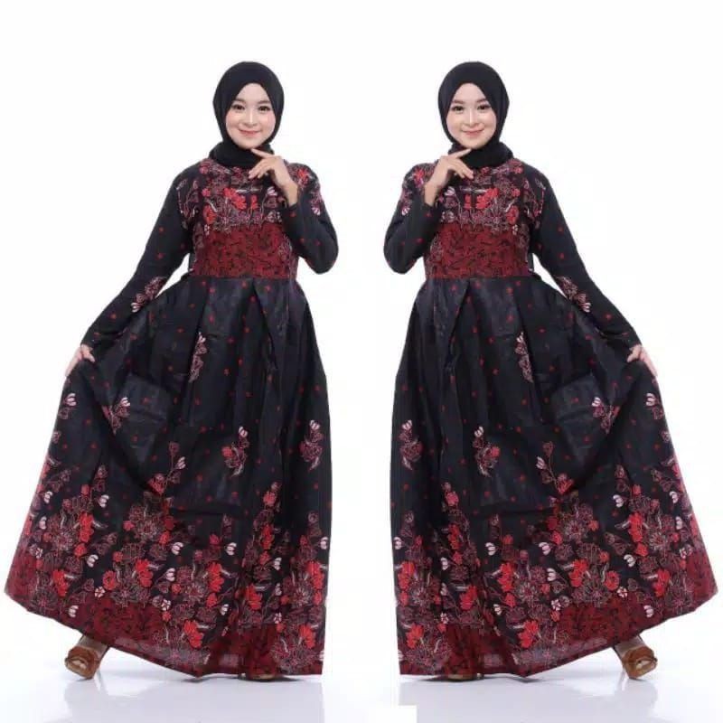 Baju Couple Batik Keluarga Baju Gamis Batik Couple Pasangan Keluarga