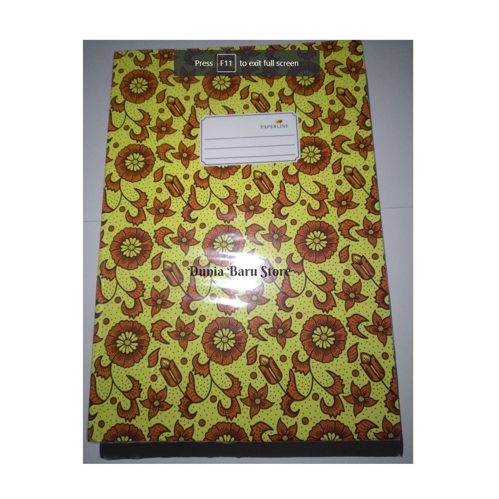 

Buku Tulis Hard Cover Folio Paperline 100 Lembar