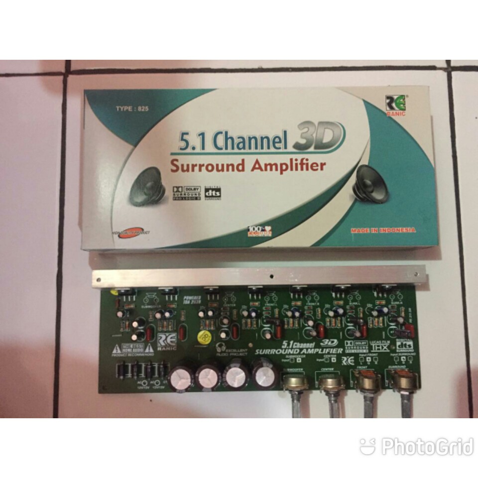 KIT POWER AMPLIFIER 5.1 SURROUND 3D