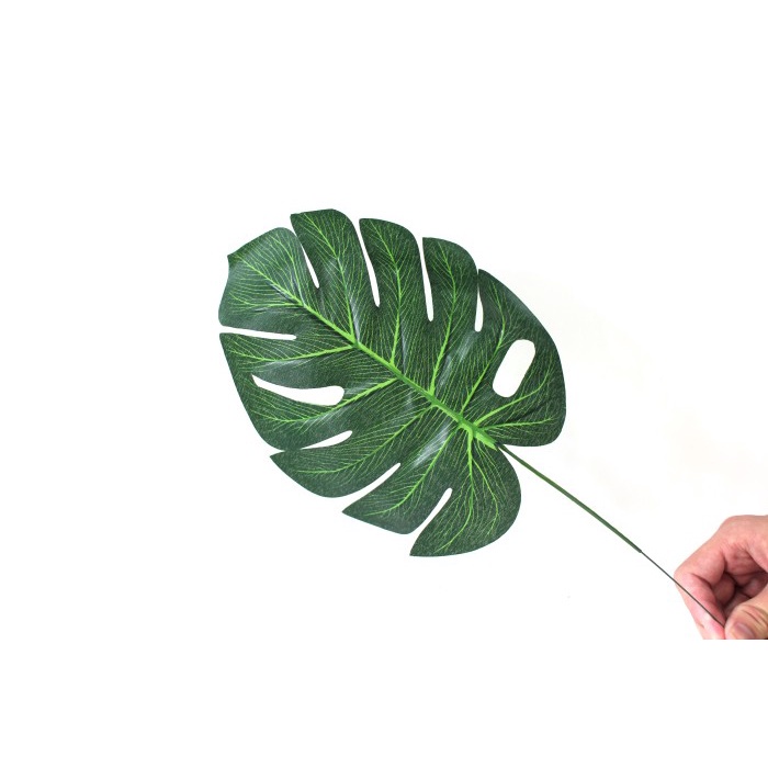 Triple W Fake Dummy Daun Monstera Artificial Plants Dekorasi Fotografi