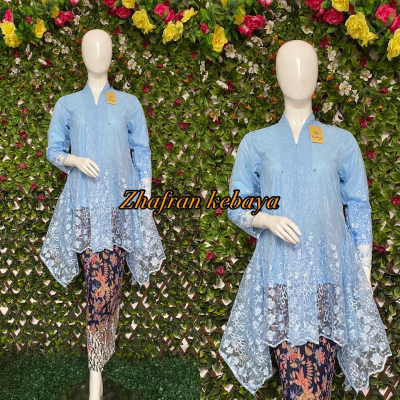 NEW SALE/ Kebaya Brukat Kebaya Modern  melayu Kebaya Remaja Model Busui Bahan Tulle (kwk)