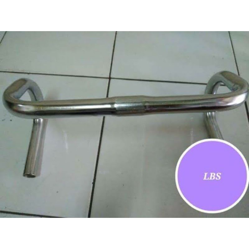 Stang dropbar balap chrome sepeda fixie gunung dll Stang dropbar balap chrome sepeda fixie gunung dll