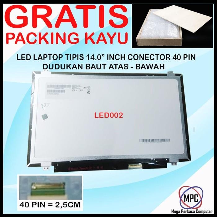 Lcd Led 14.0 14 Inch Slim 40 Pin
