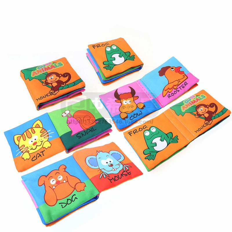 Softbook Buku Bantal Bayi Cloth Book Mini Buku Bayi Buku Anak Softbook Anak Buku Kain Soft Book Baby Book Activity Book Montessori Book