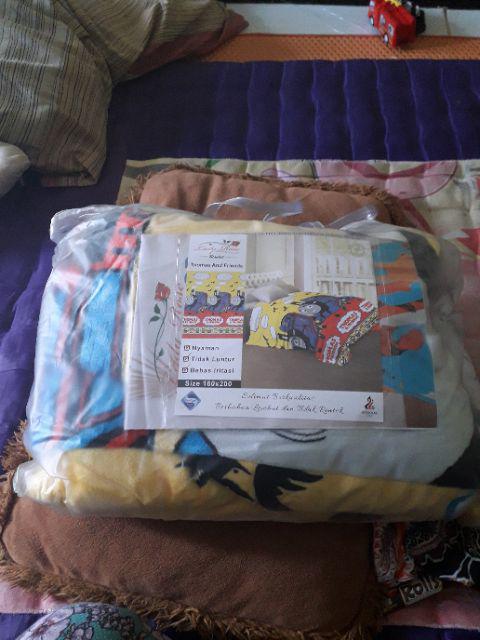Selimut 3d Karakter Lady Rose Uk. 160x200cm Banyak Pilihan!!