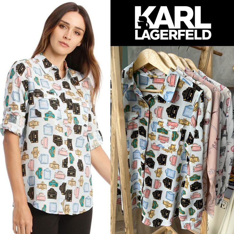 KRL printed diagonal geo tunic